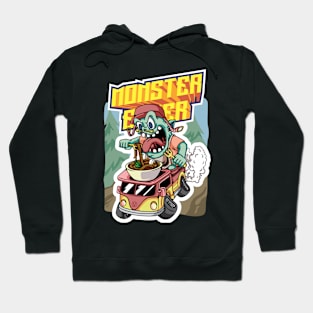 Monster eater cartoon Hoodie